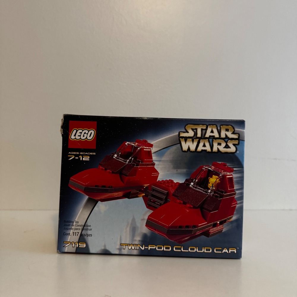 LEGO Star Wars Twin-Pod Cloud Car Set 7119 Vintage 2002 New In Box 117 Pcs